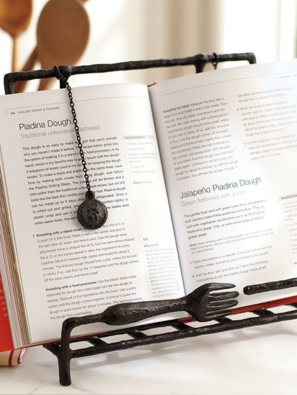 Pottery Barn Cucina Iron Cookbook Stand